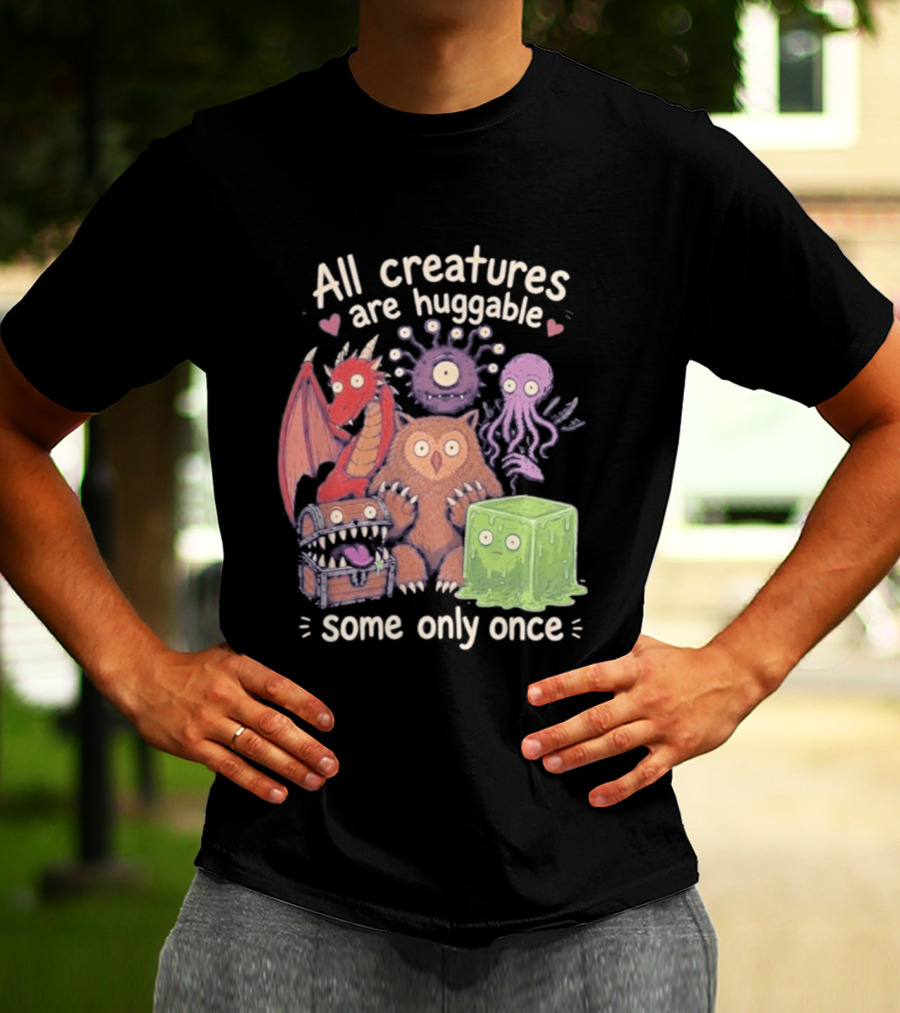 Dungeons & Dragons Creatures Huggable Once Cute Monster T-Shirt