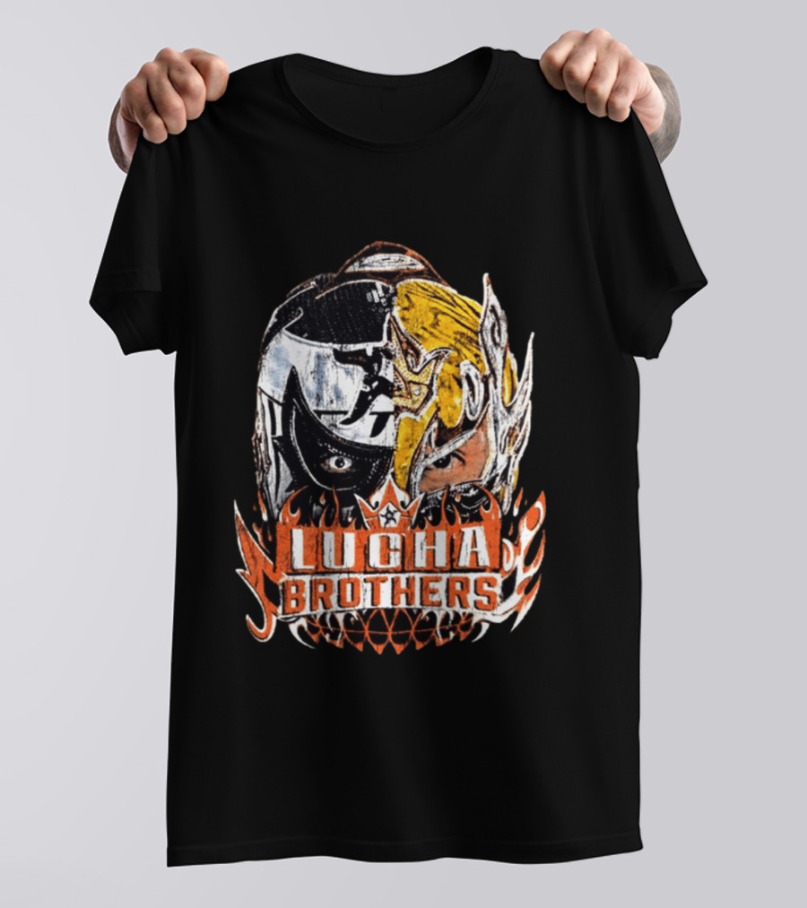 Lucha Brothers Penta Rey Fenix Mask Duo WWE T-Shirt