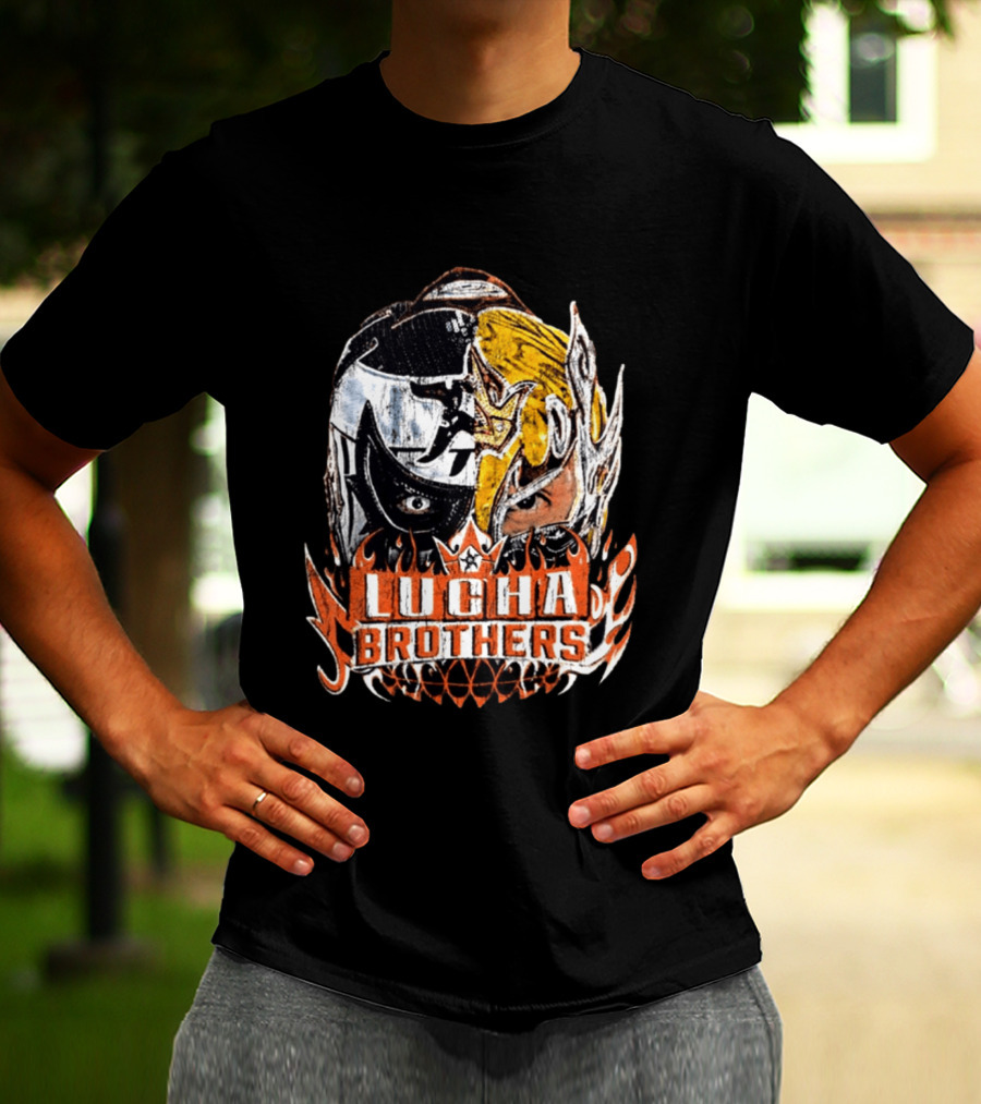 Lucha Brothers Penta Rey Fenix Mask Duo WWE T-Shirt