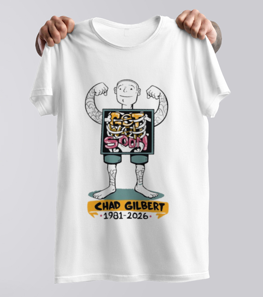 Chad Gilbert Get Well Soon 1981 2026 New Found Glory Tattoo T-Shirt