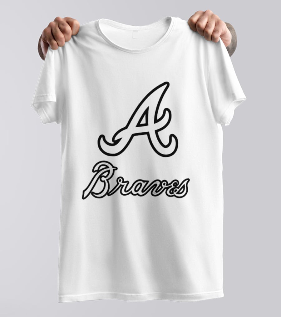 Chris Sale Wearing Atlanta Braves A Town Down Peace Up Two Sided T-Shirt