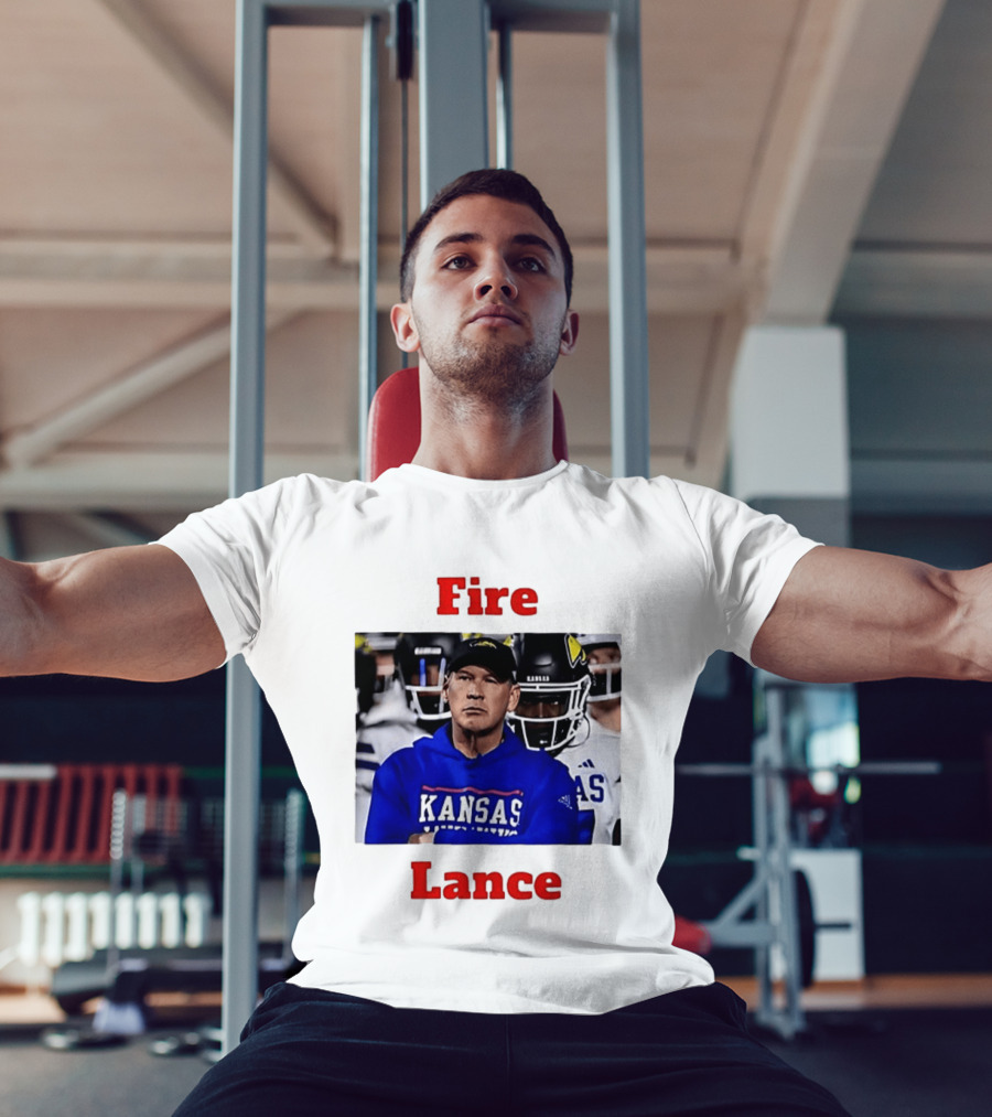 Fire Lance Kansas Jayhawks Football Coach Kansas T-Shirt