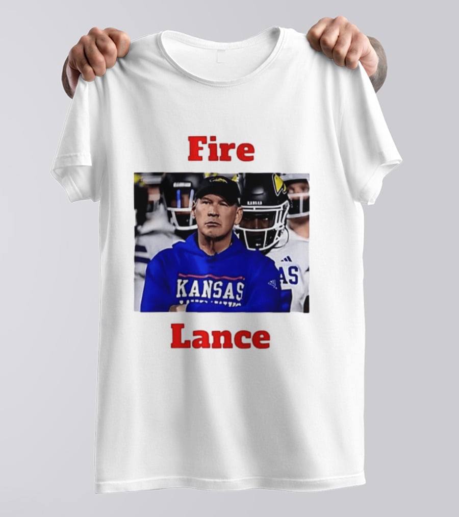 Fire Lance Kansas Jayhawks Football Coach Kansas T-Shirt