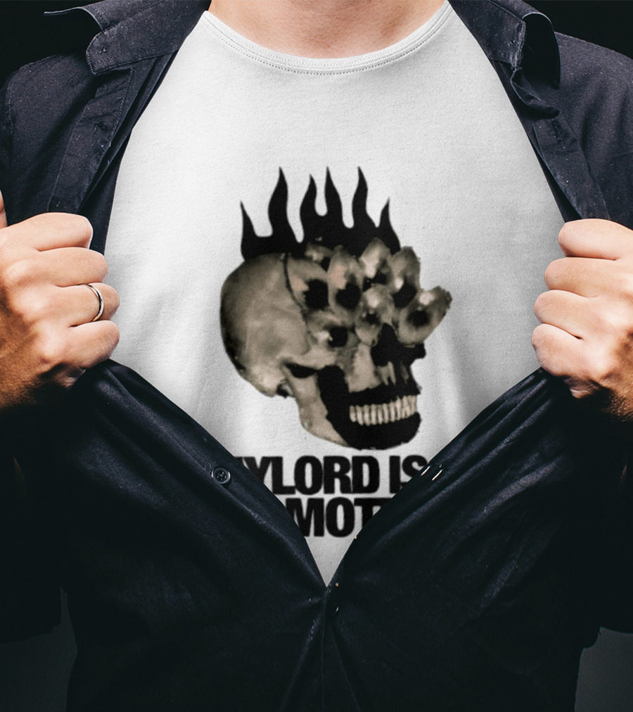 Gaylord Is A Promotion Skull Flamed Spikes Sarcastic T-Shirt