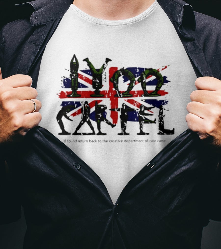 Iyoo Cartel Toy Soldiers Union Jack Flag T-Shirt