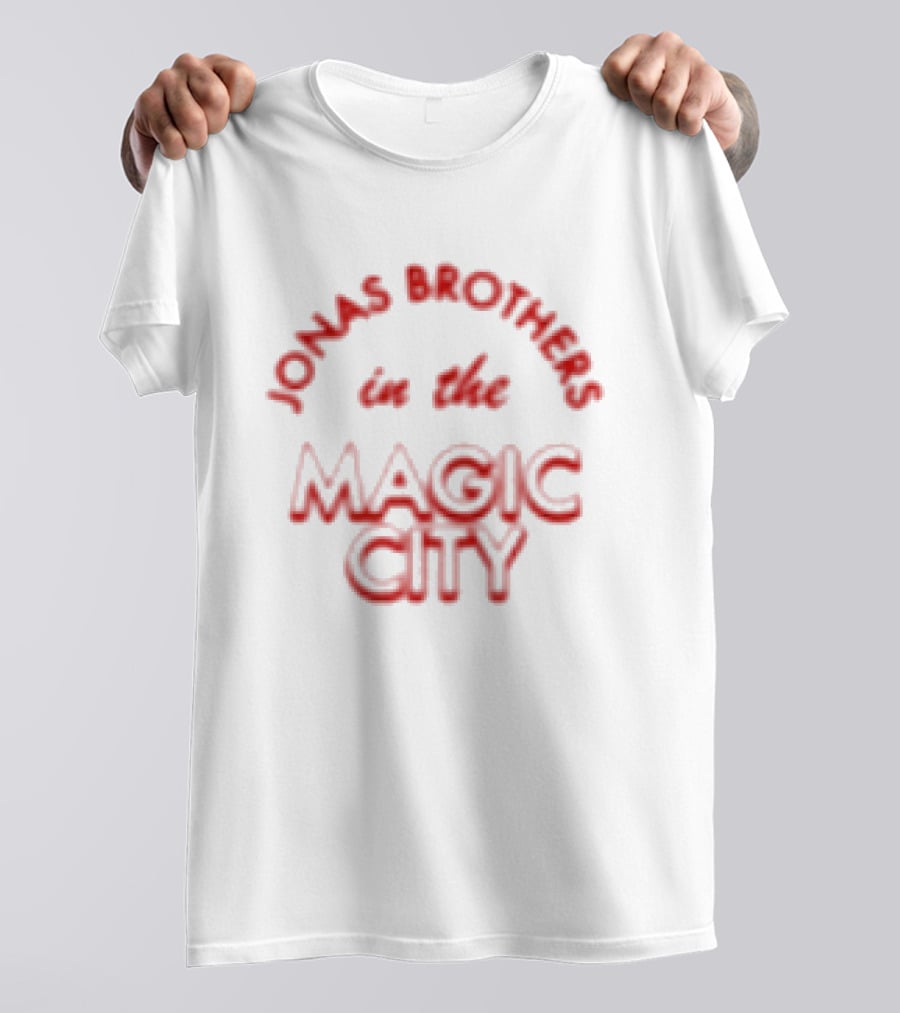 Jonas Brothers Burning Up In The Magic City Birmingham AL T-Shirt