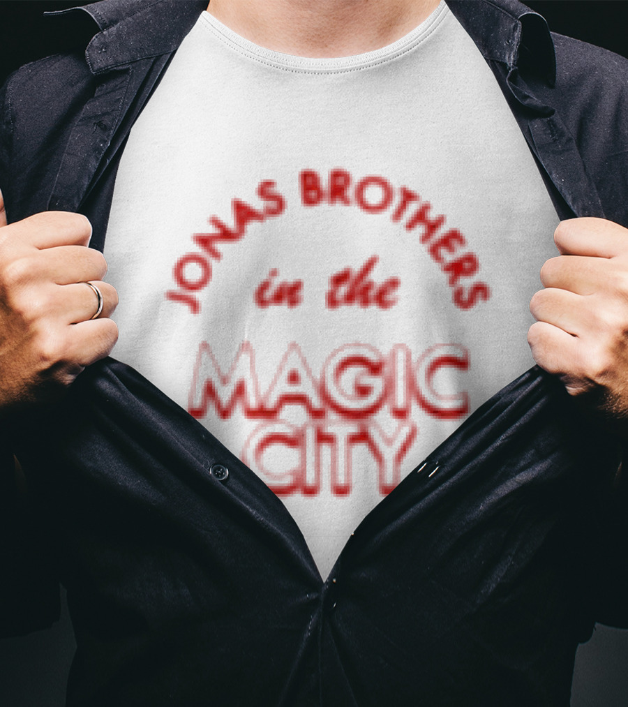 Jonas Brothers Burning Up In The Magic City Birmingham AL T-Shirt