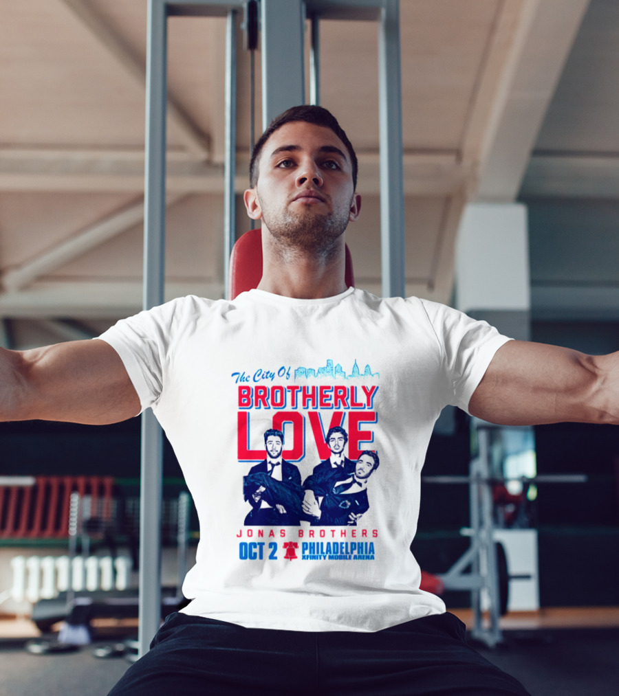 Jonas Brothers The City Of Brotherly Love Philadelphia Oct 7 Xfinity Live Arena T-Shirt