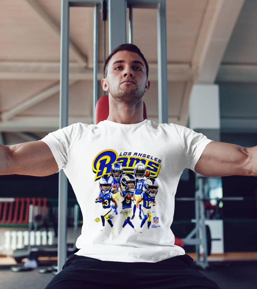 Los Angeles Rams 2026 Big Head NFL Players Collection T-Shirt