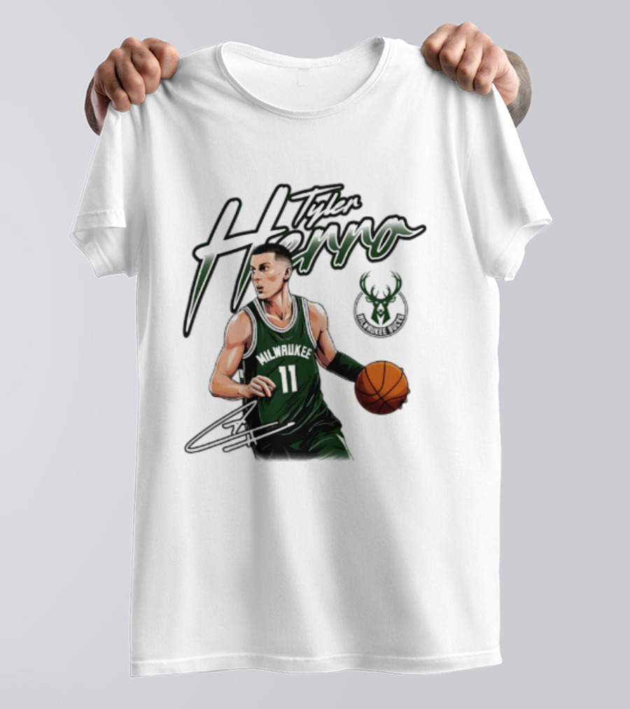 Tyler Herro Milwaukee Bucks Number 11 Basketball Player T-Shirt