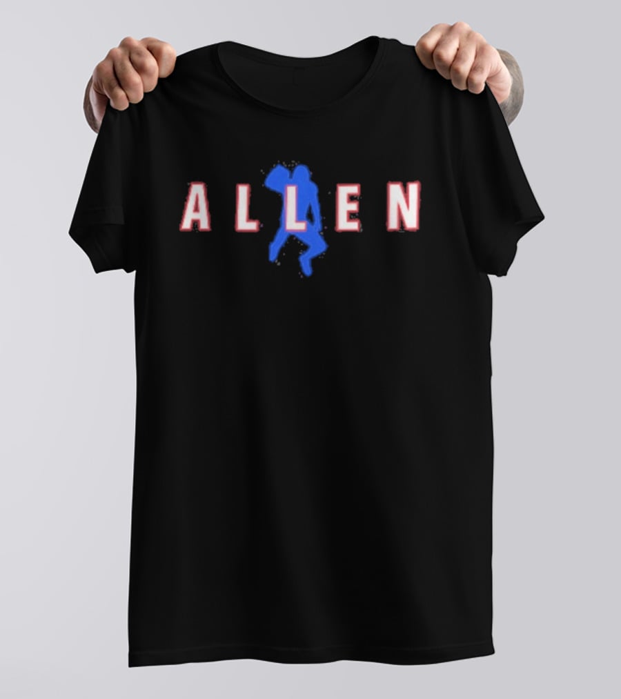 Allen 17 Winter Soldier Football Quarterback Jump T-Shirt