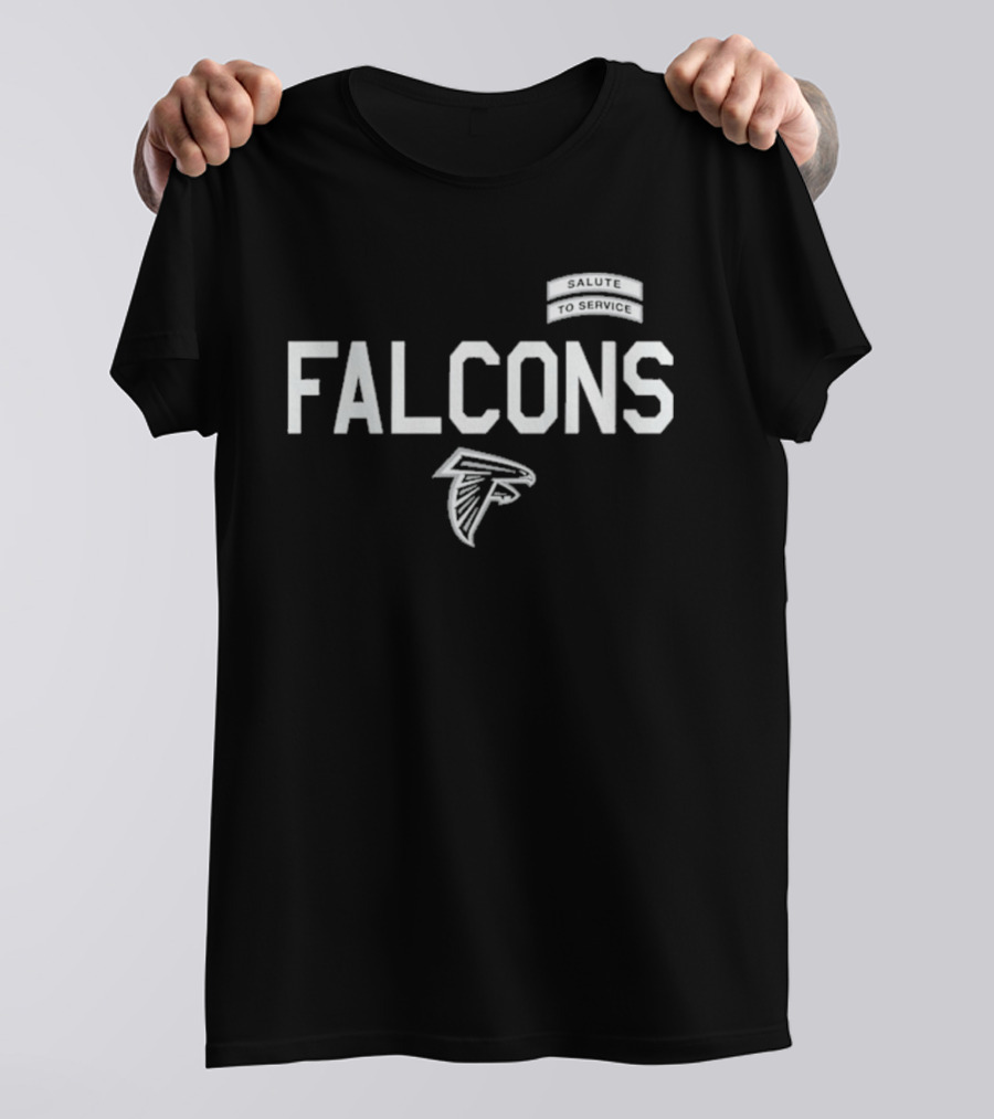 Atlanta Falcons 2026 Salute To Service FALCONS Military T-Shirt