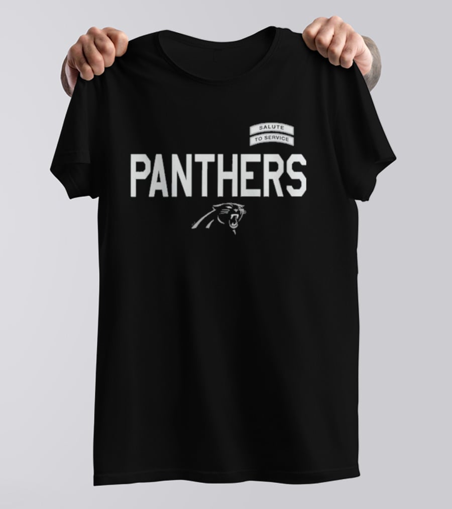 Carolina Panthers Salute To Service 2026 T-Shirt