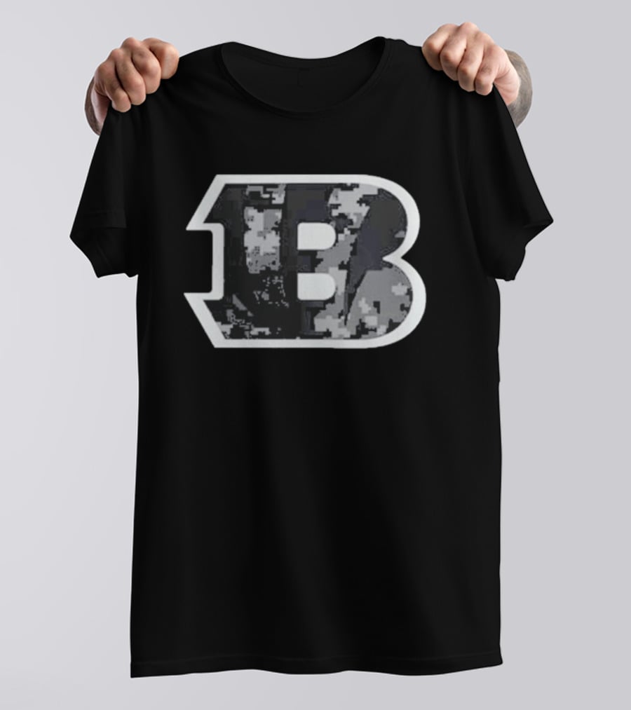 Cincinnati Bengals 2026 Salute To Service Camouflage B T-Shirt