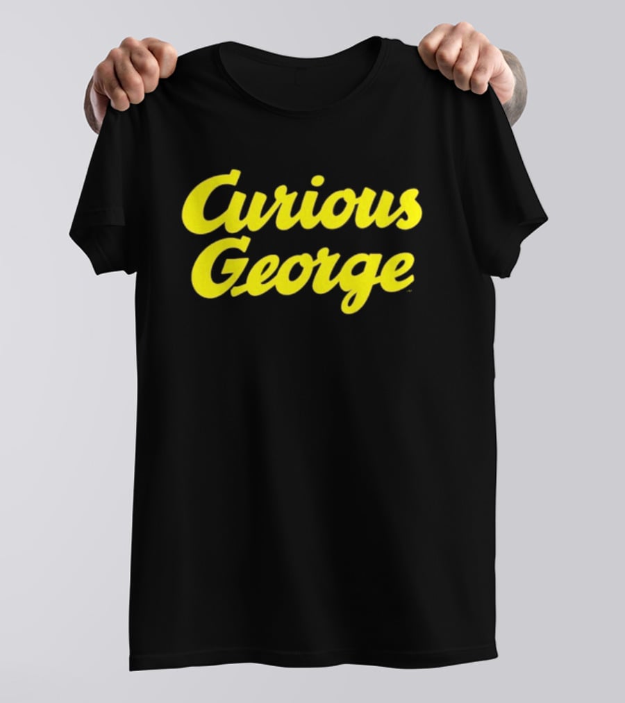 Curious George Monkey Children's Book PBS Series Official Merchandise T-Shirt