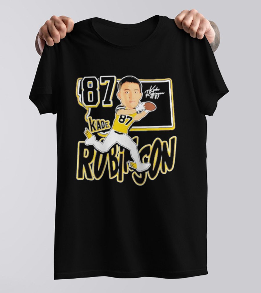 Kade Robinson 87 Montana State Bobcats Football Player 2026 Caricature T-Shirt