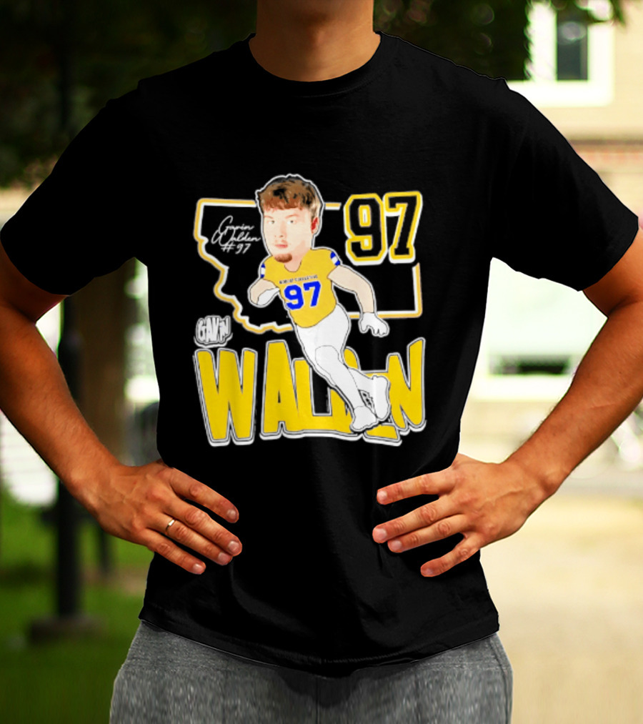 Montana State Bobcats Player Walden 97 Caricature 2026 T-Shirt