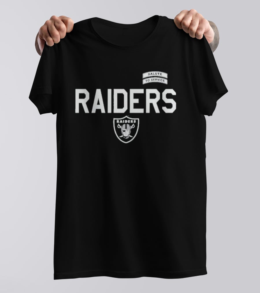 Las Vegas Raiders 2026 Salute To Service Raiders T-Shirt