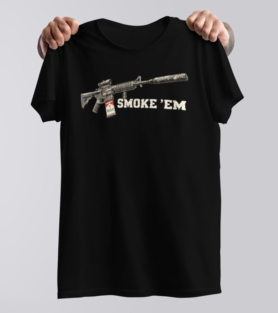 Marlboro Smoke 'em Rifle Pack T-Shirt