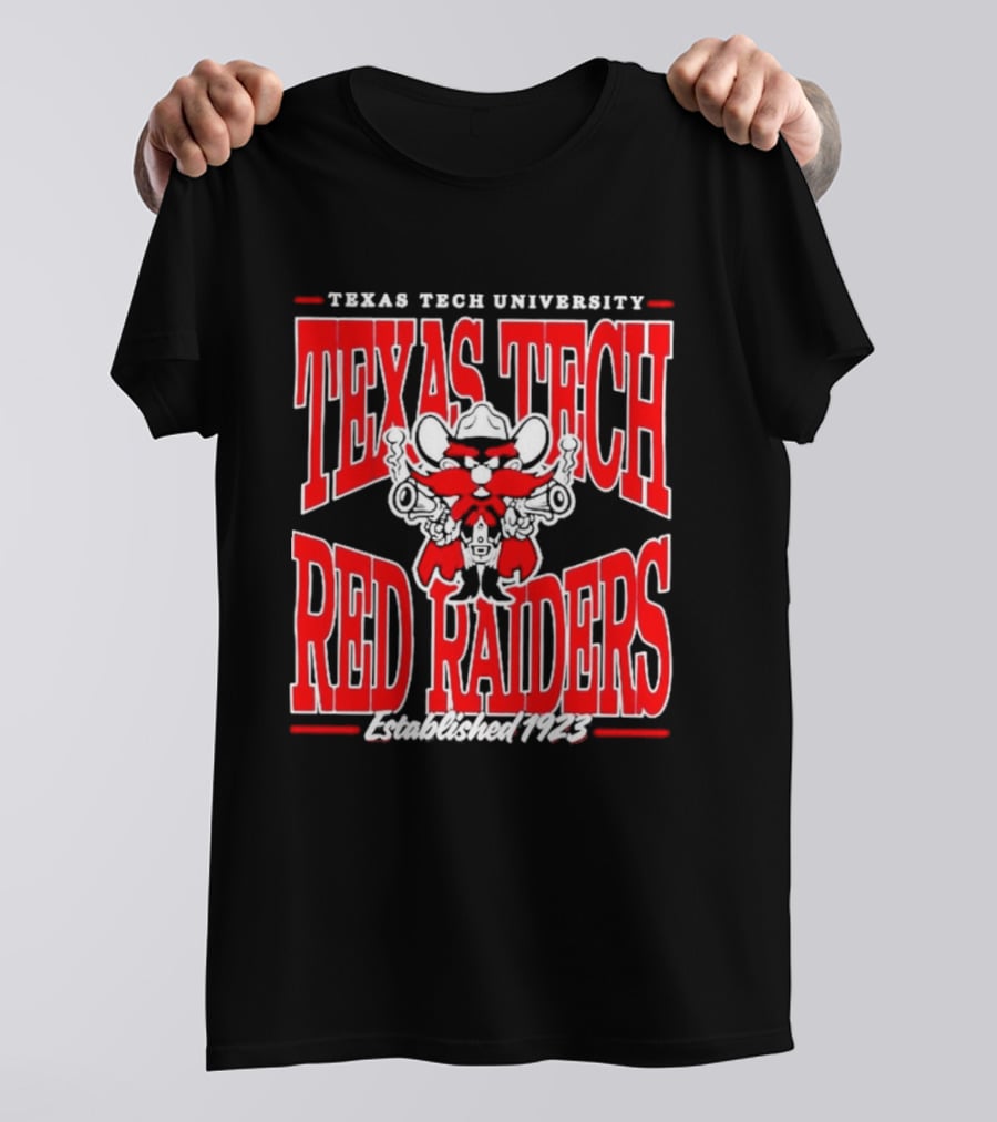 Texas Tech University Red Raiders Guns Up Texas Tech Red Raiders Established 1923 T-Shirt