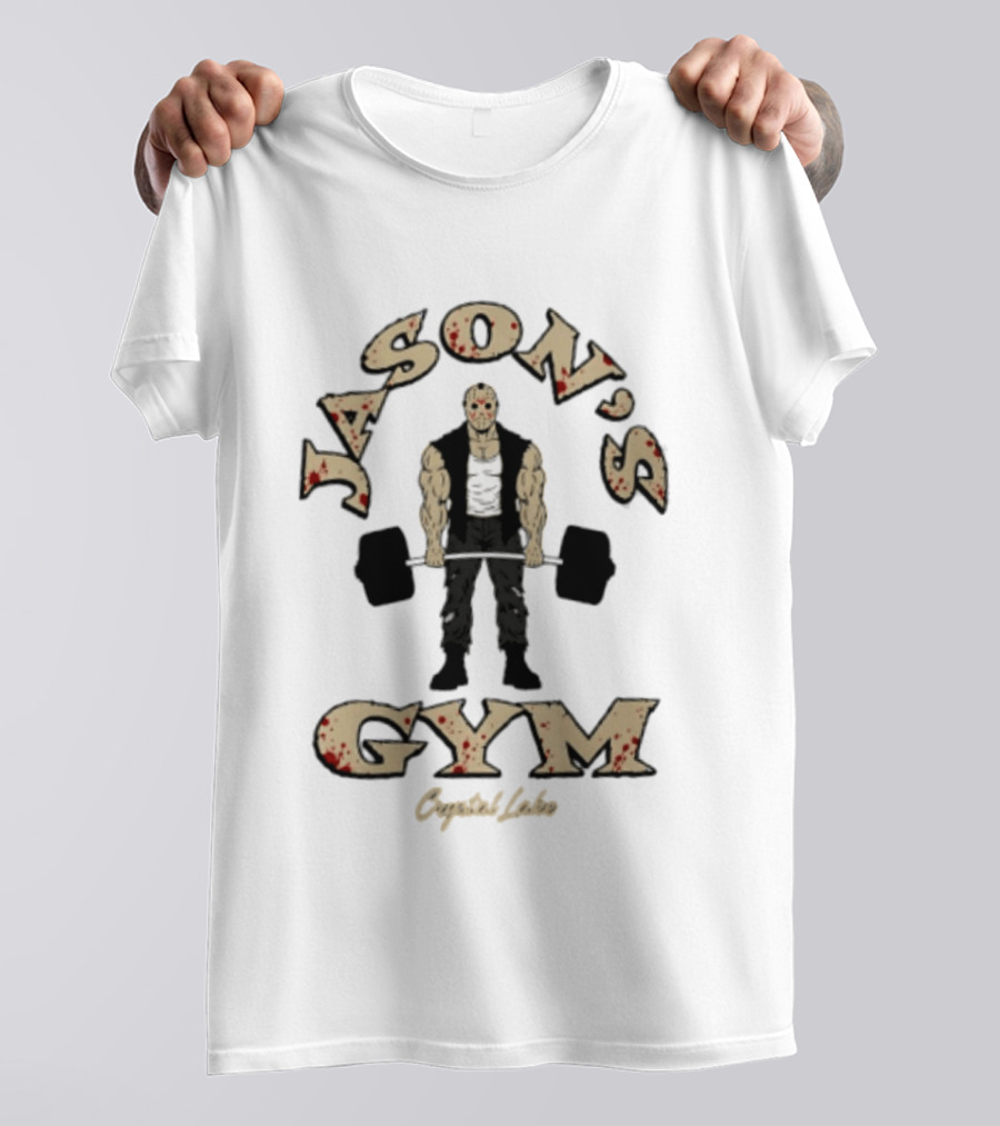Jason's Gym Crystal Lake Voorhees Fitness Strength T-Shirt