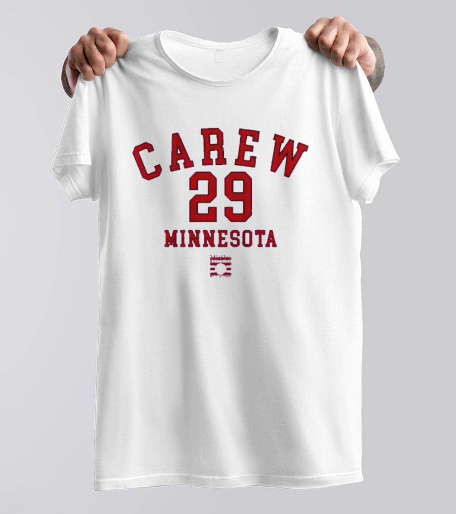 Carew 29 Minnesota Baseball Legend T-Shirt
