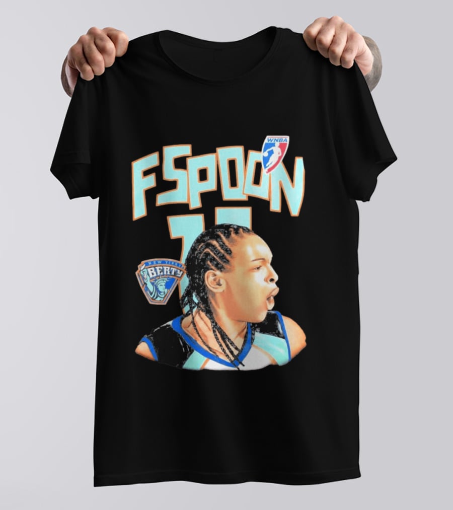 WNBA New York Liberty F Spoon 11 Iconic Player T-Shirt