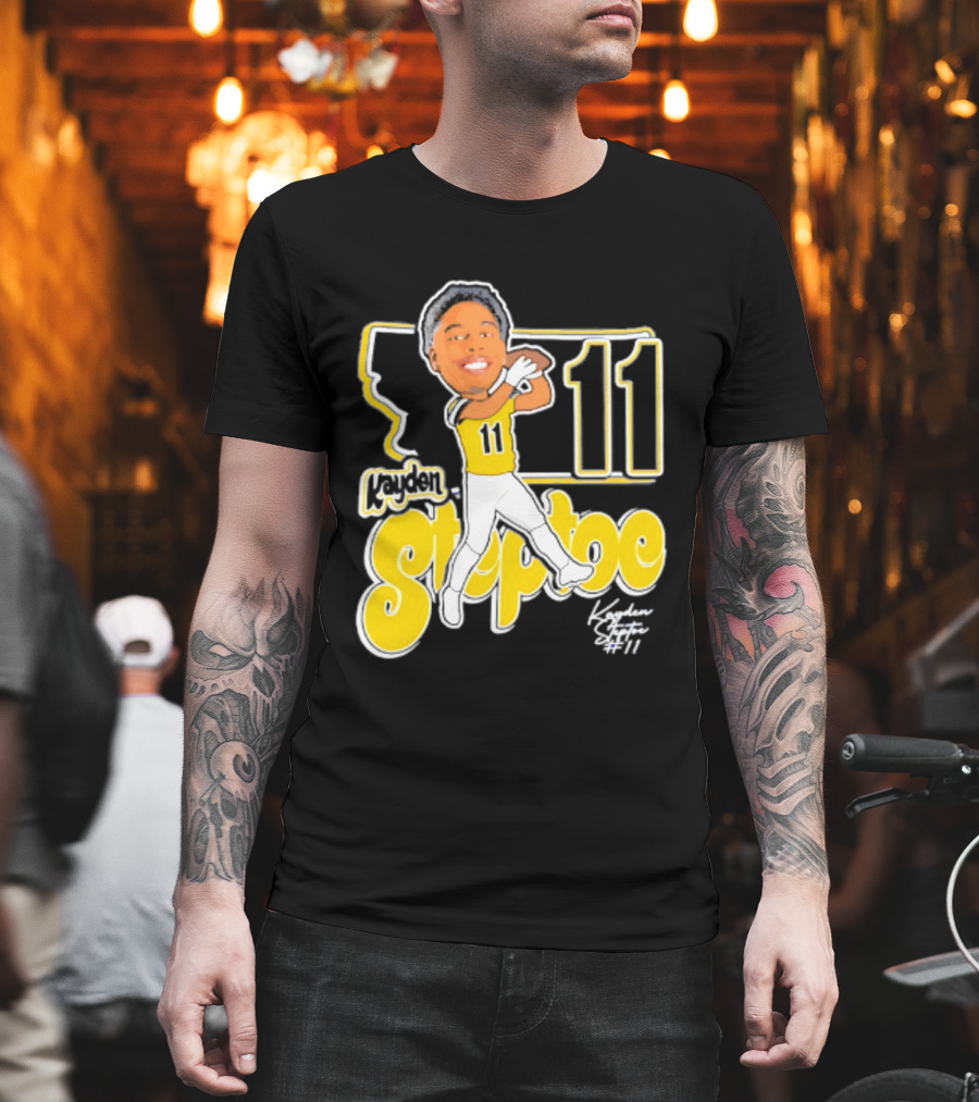 Montana State Bobcats Kayden Steptoe 11 Caricature 2026 T-Shirt