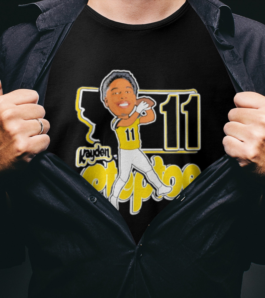 Montana State Bobcats Kayden Steptoe 11 Caricature 2026 T-Shirt