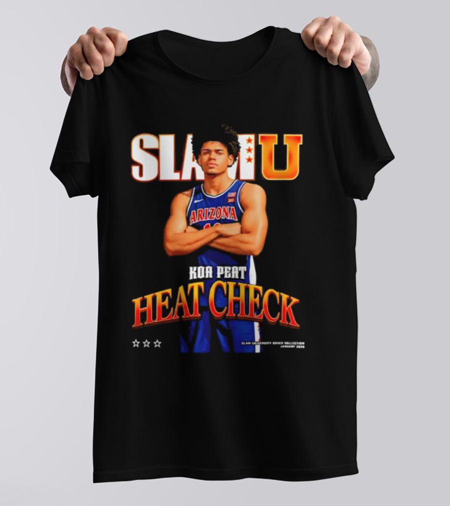 SlamU Arizona Heart Check Koa Peat T-Shirt