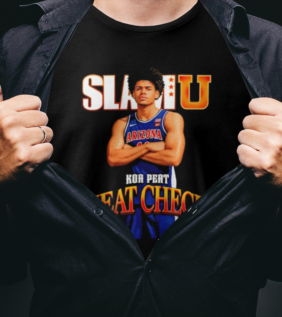 SlamU Arizona Heart Check Koa Peat T-Shirt