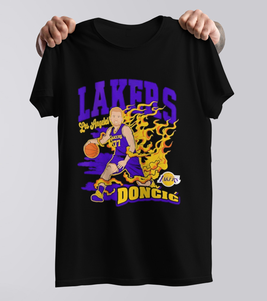 Los Angeles Lakers Luka Dončić Los Angeles Lakers Dončić T-Shirt