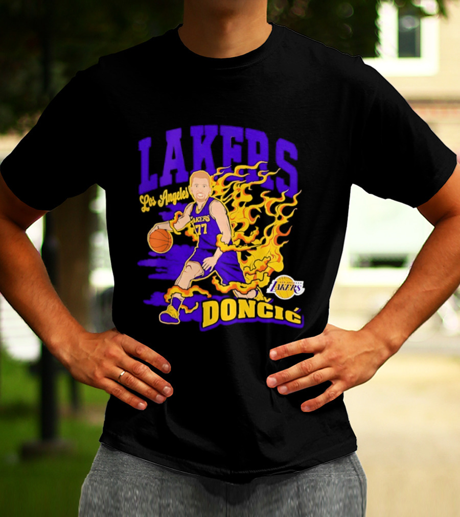 Los Angeles Lakers Luka Dončić Los Angeles Lakers Dončić T-Shirt