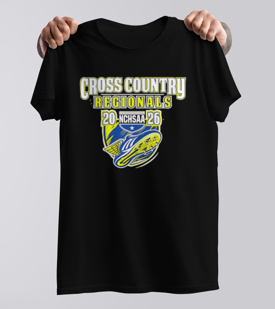Cross Country Regionals 2026 North Carolina Running Event Crest T-Shirt