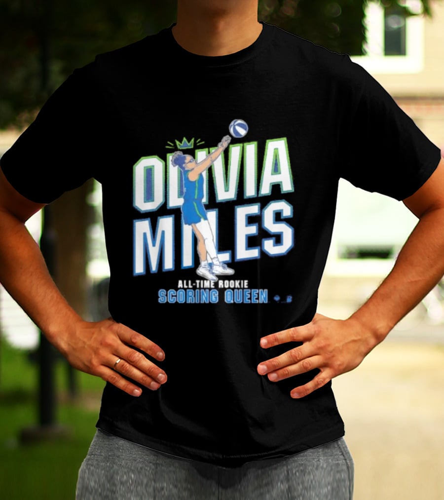 Olivia Miles All Time Rookie Scoring Queen Basketball T-Shirt