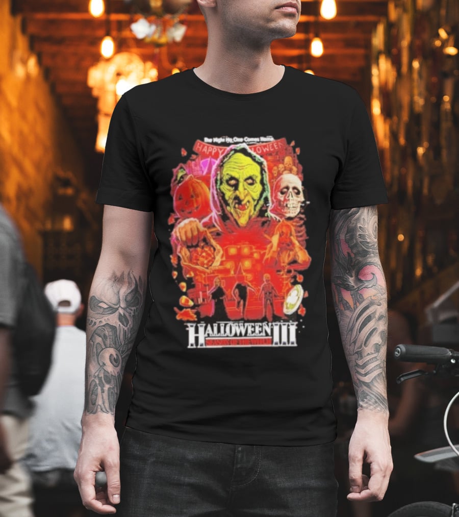 Halloween III Season Of The Witchcraft Happy Halloween Jack O' Lantern Skeleton Pumpkin T-Shirt
