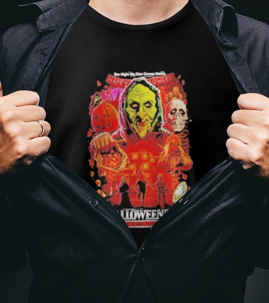 Halloween III Season Of The Witchcraft Happy Halloween Jack O' Lantern Skeleton Pumpkin T-Shirt