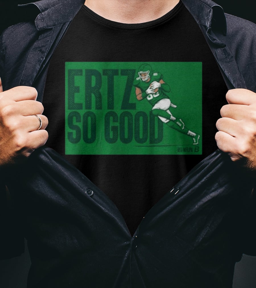 Ertz So Good NFLPA Football Philadelphia Green 86 T-Shirt
