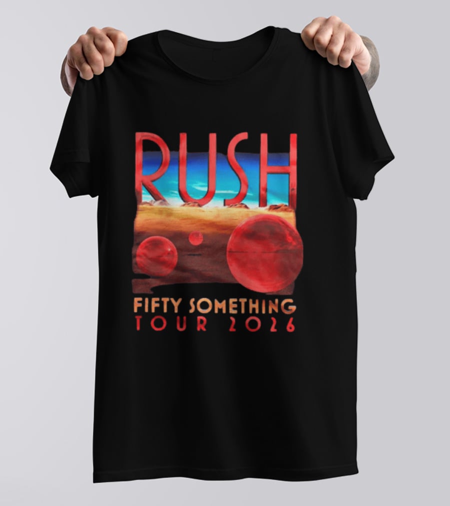 Rush Fifty Something Tour 2026 Spheres T-Shirt