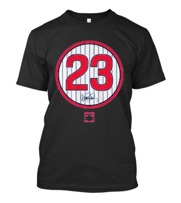 Ryne Sandberg 23 MLB Legend Signature T-Shirt