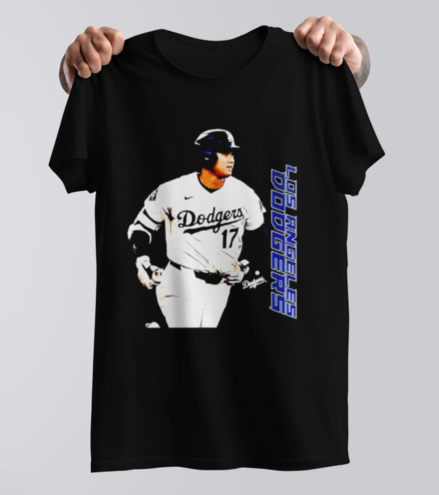 Shohei Ohtani Los Angeles Dodgers MLB Swing 17 T-Shirt