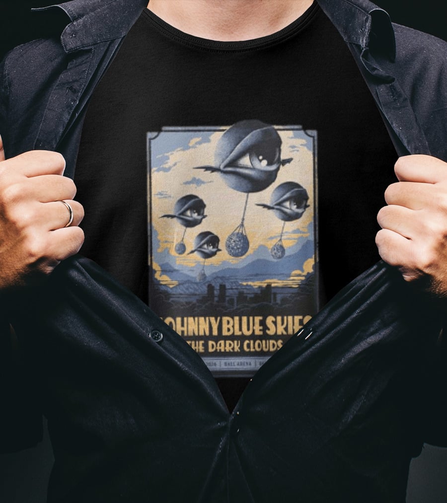 Johnny Blue Skies And The Dark Clouds Ball Arena Denver Colorado September 23 2026 Tour T-Shirt