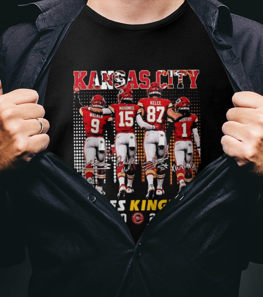 Kansas City Chiefs Kingdom 2026 Mahomes Kelce Walker Worthy T-Shirt