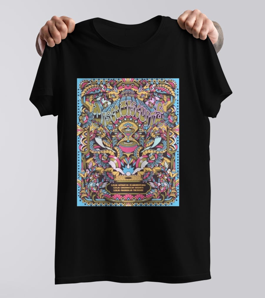 The Disco Biscuits At The Sylvee Madison WI Three Night Event September 26 2026 T-Shirt