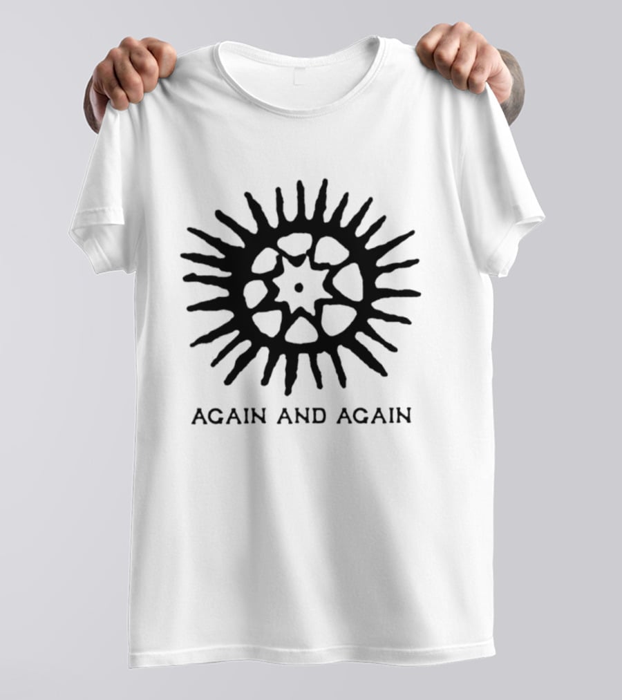Again And Again Sun Minimalist Starburst T-Shirt