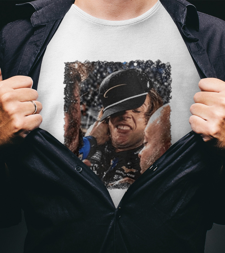 Parental Advisory Explicit Content Ryan Blaney Vs Carson Hocevar T-Shirt