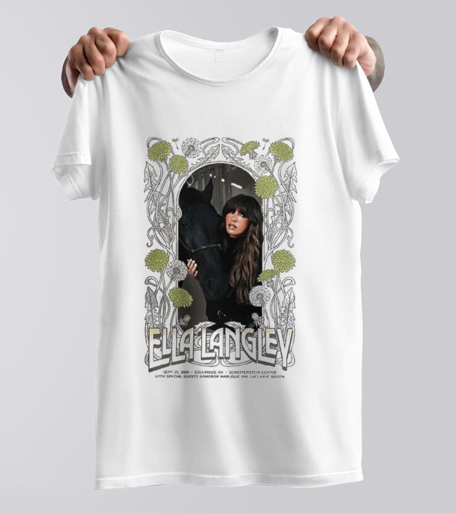Ella Langley Columbus OH Special Guests Schottenstein Center September 25 2026 T-Shirt