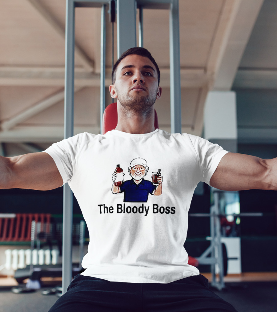The Bloody Boss Cocktail Drinking Beverage Humor T-Shirt