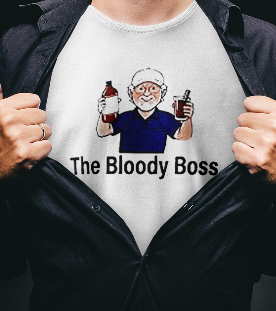 The Bloody Boss Cocktail Drinking Beverage Humor T-Shirt