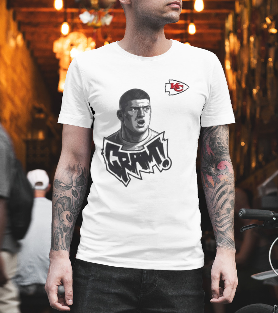 George Karlaftis GRM KC Chiefs Football Player T-Shirt